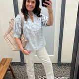 Optic White Avery Straight Jean Bottoms - Pants KUT FROM THE KLOTH