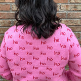 Pink Ho Ho Ho Sweater
