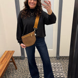 Black Cloudy Knit Long Sleeve Top Top - Sweatshirt TRES BIEN