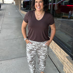 Coffee Bean Tatiana Tee Top - Tee THREAD & SUPPLY