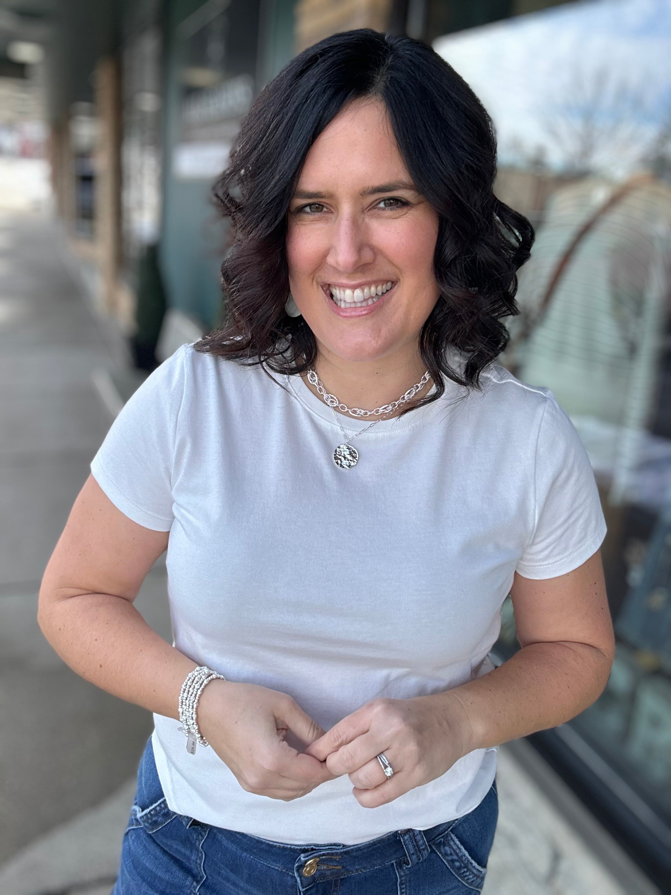 White Asher Tee Top - Tee THREAD & SUPPLY