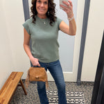 Army Cloudy Knit Top Top - Tee TRES BIEN