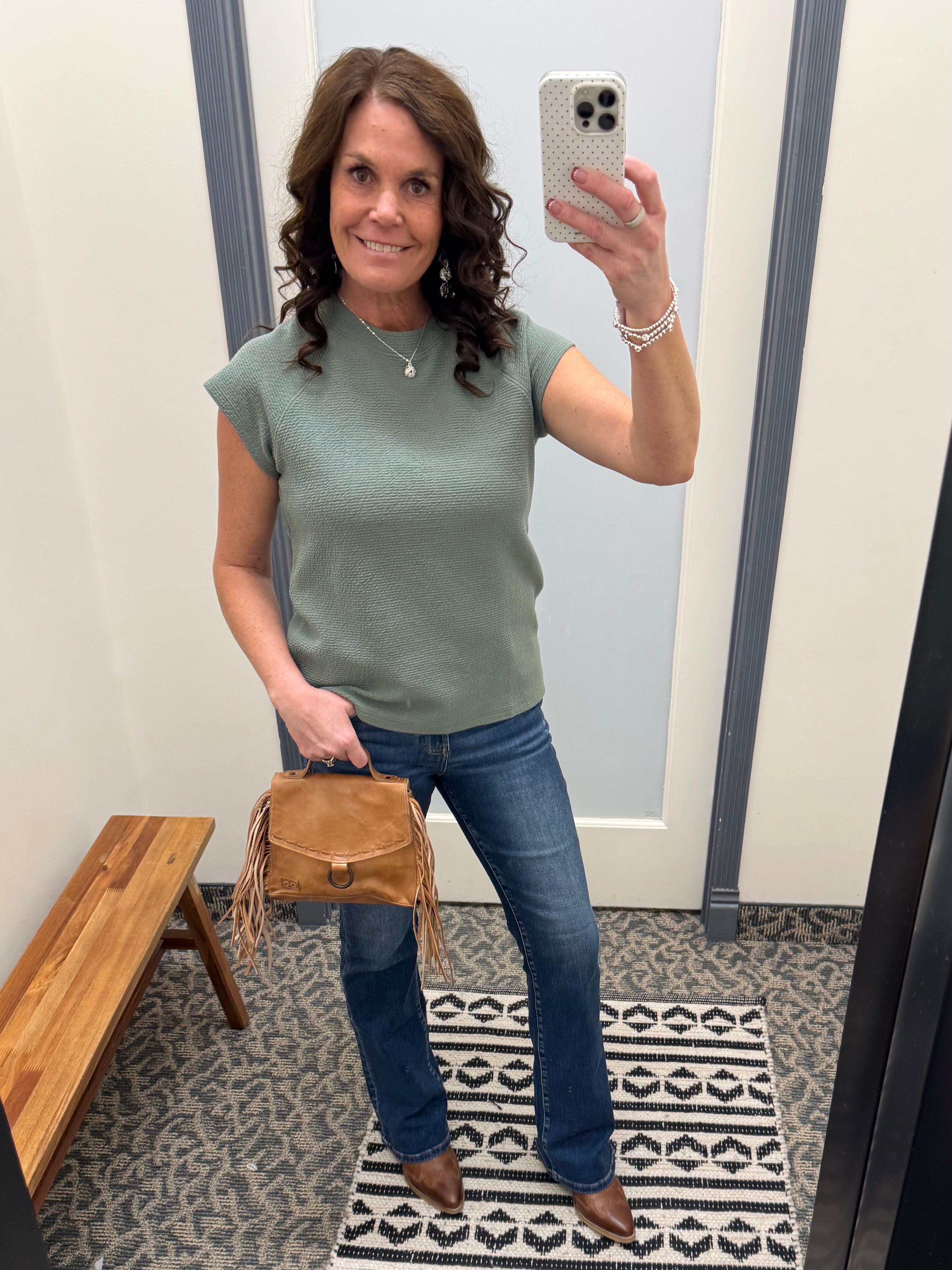 Army Cloudy Knit Top Top - Tee TRES BIEN