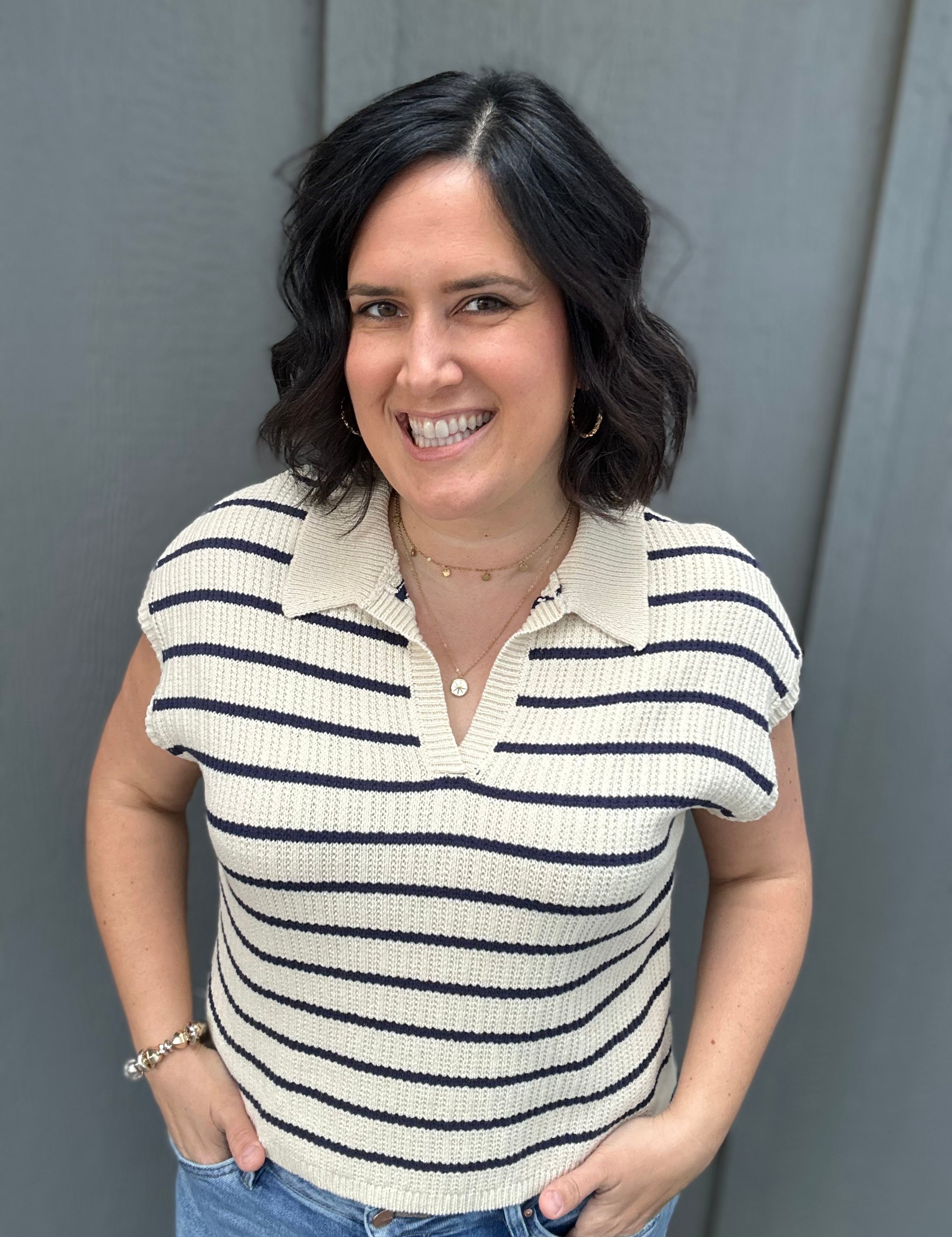 Navy Poet Top Top - Sweater THREAD & SUPPLY