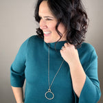 Teal Green Mock Neck Sweater Top - Sweater FATE by LFD