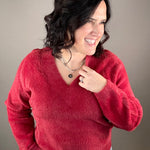 Berry Revel Sweater Top - Sweater KUT FROM THE KLOTH