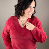 Berry Revel Sweater Top - Sweater KUT FROM THE KLOTH