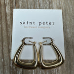 Large Gold Huggies Jewelry - Earrings St. Peter Hardware