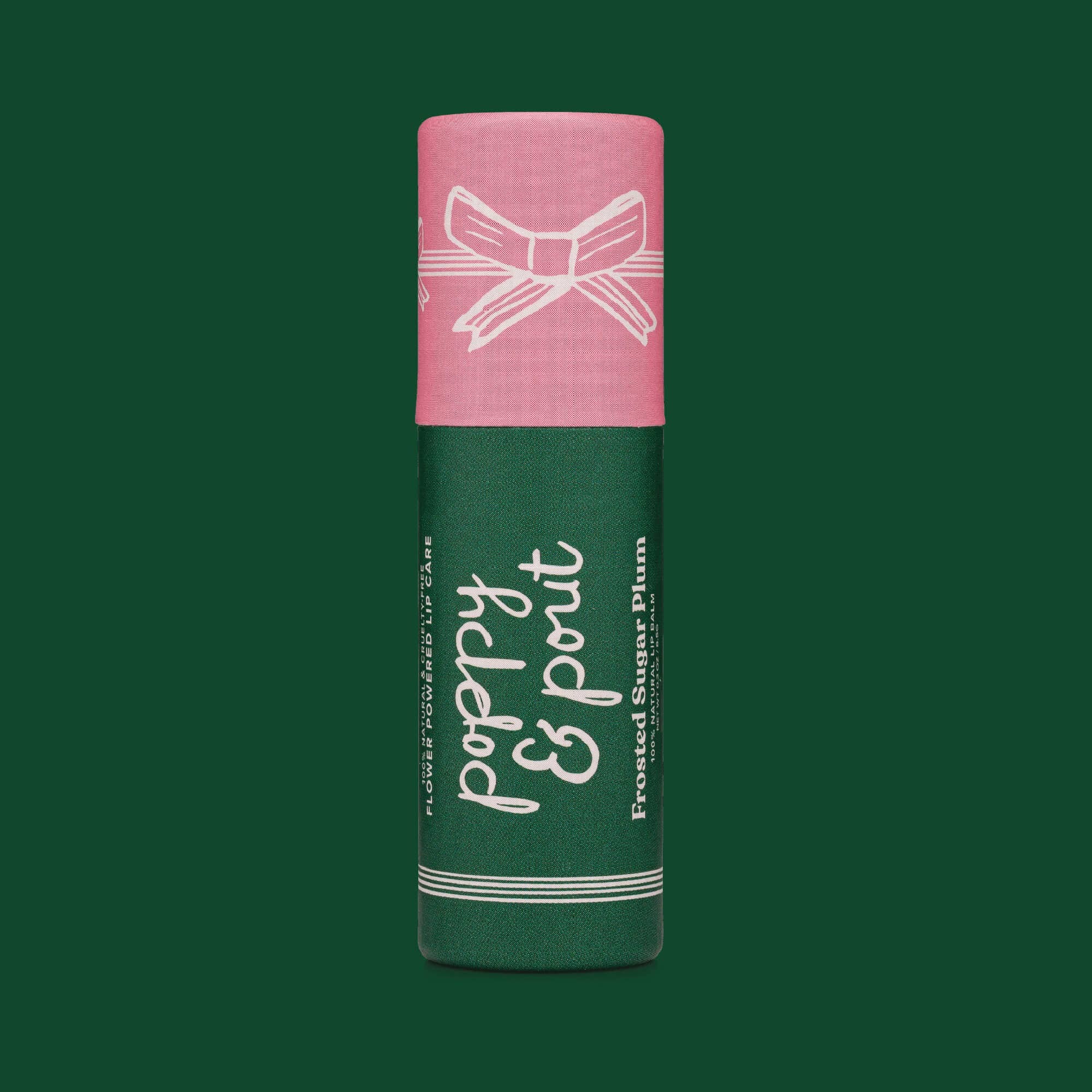 Lip Balm, Frosted Sugar Plum, Holiday, Limited Edition Poppy & Pout