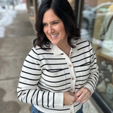 Ivory Black Clyde Jacket