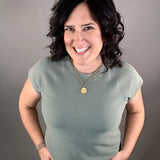 Army Cloudy Knit Top Top - Tee TRES BIEN