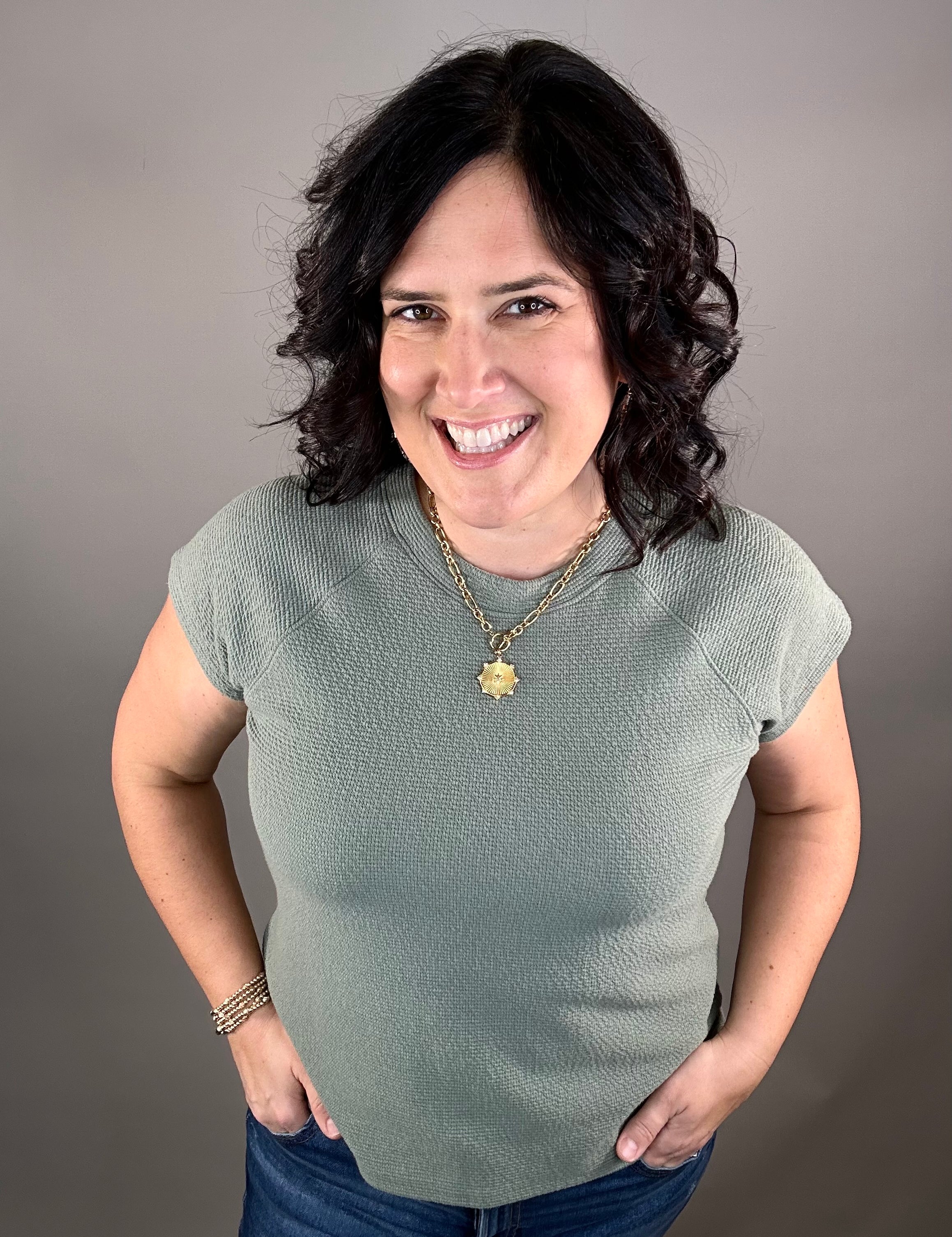 Army Cloudy Knit Top Top - Tee TRES BIEN