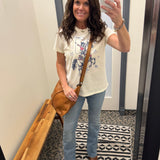 Cream Cowgirl Graphic Tee