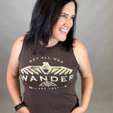 Mineral Chocolate Wander Tank Tops- Tanks HRT and LUV