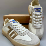 Brooklyn L26 Metallic Gold Platform Sneaker