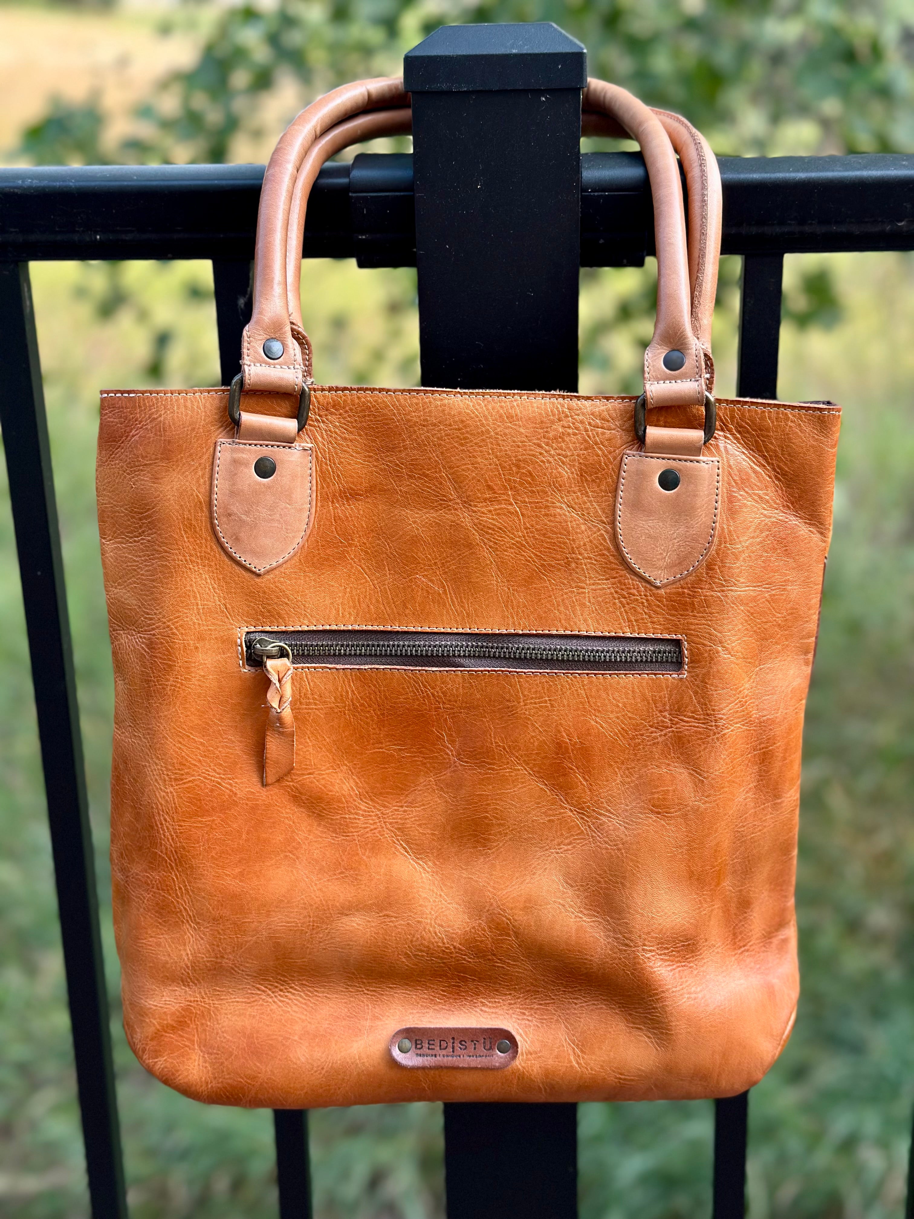 Italic Cafe Latte Rustic ( Bed Stu) Bags- Purses BED STU