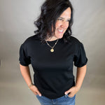 Black Peasant Sweatshirt Top Top - Sweatshirt JODIFL