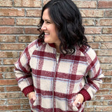 Red Anniston Reversible Jacket