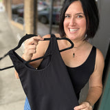 Black Seamless Tank