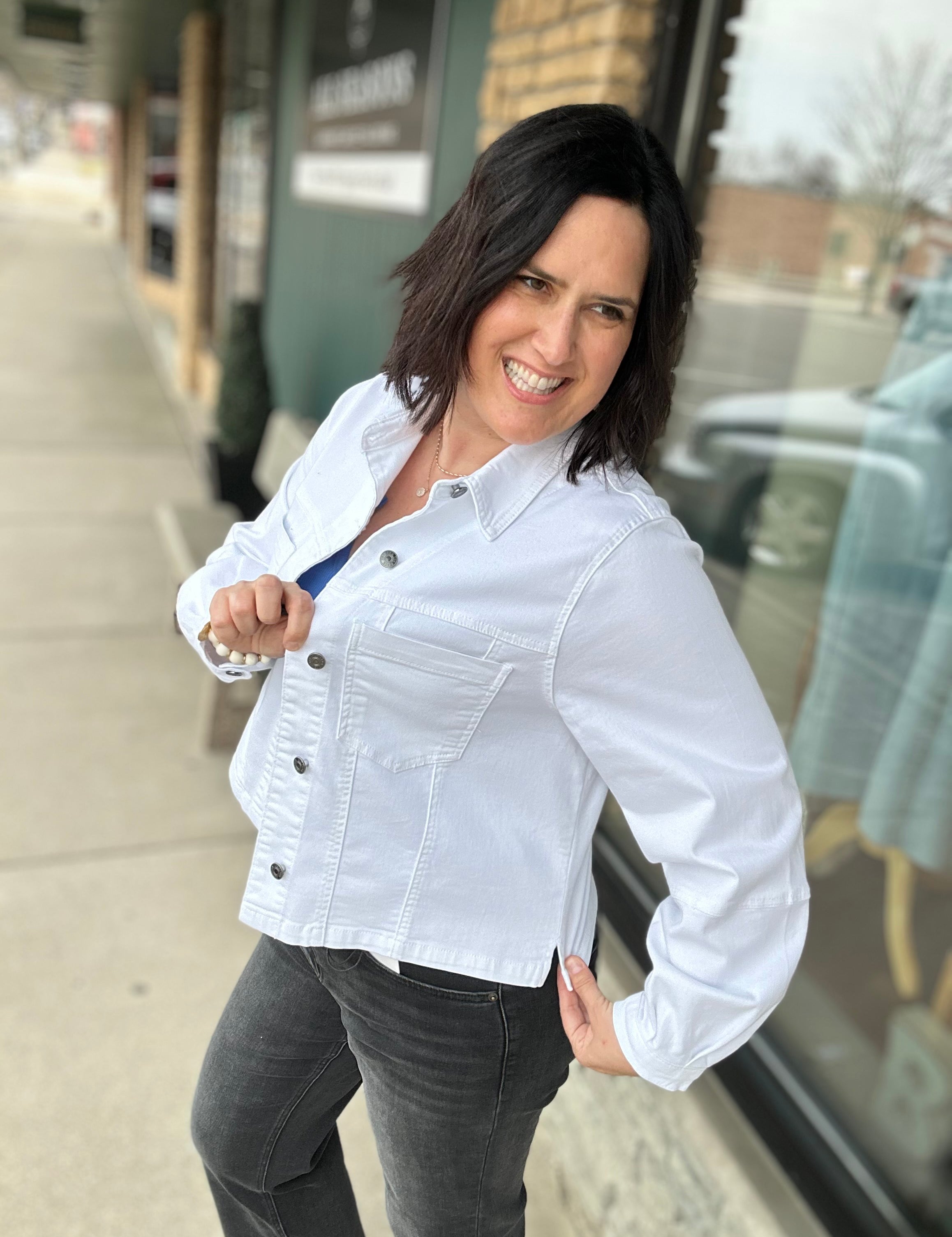 White Bailey Jacket Outerwear- Jackets KUT FROM THE KLOTH