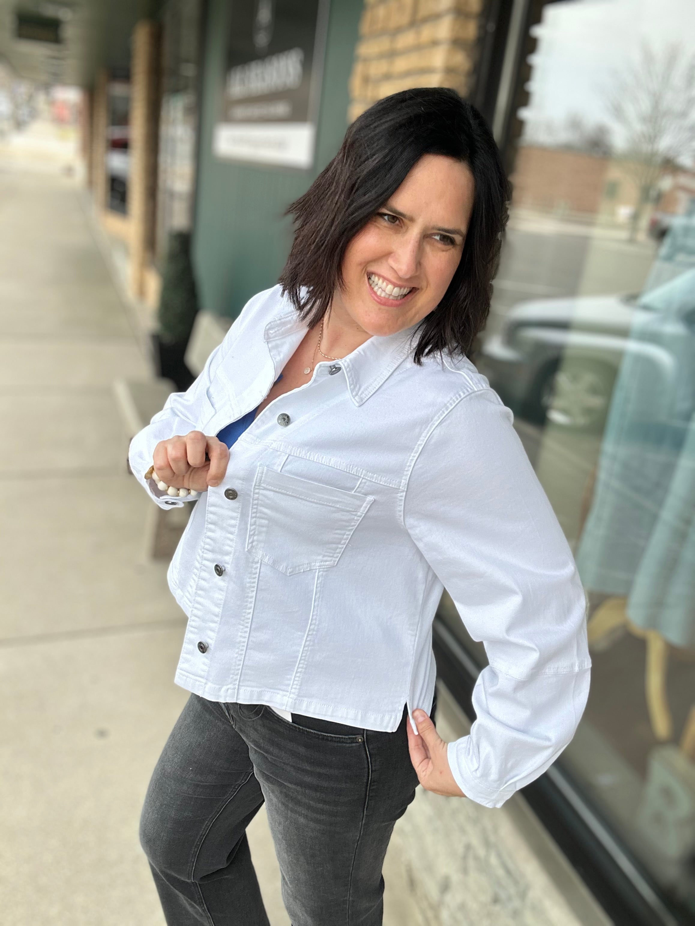 White Bailey Jacket Outerwear- Jackets KUT FROM THE KLOTH