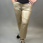 Gold Coated Charlotte Bottoms - Pants KUT FROM THE KLOTH