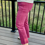 Buccaneer Fab Ab Tummy Control Raw Hem Jeans-MICA Bottoms - Pants MICA