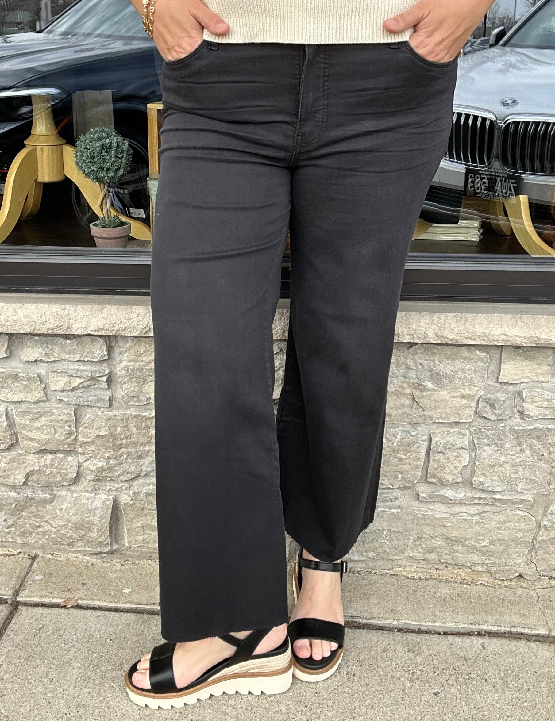 Experiences Black Meg Jeans Bottom- Pants KUT FROM THE KLOTH