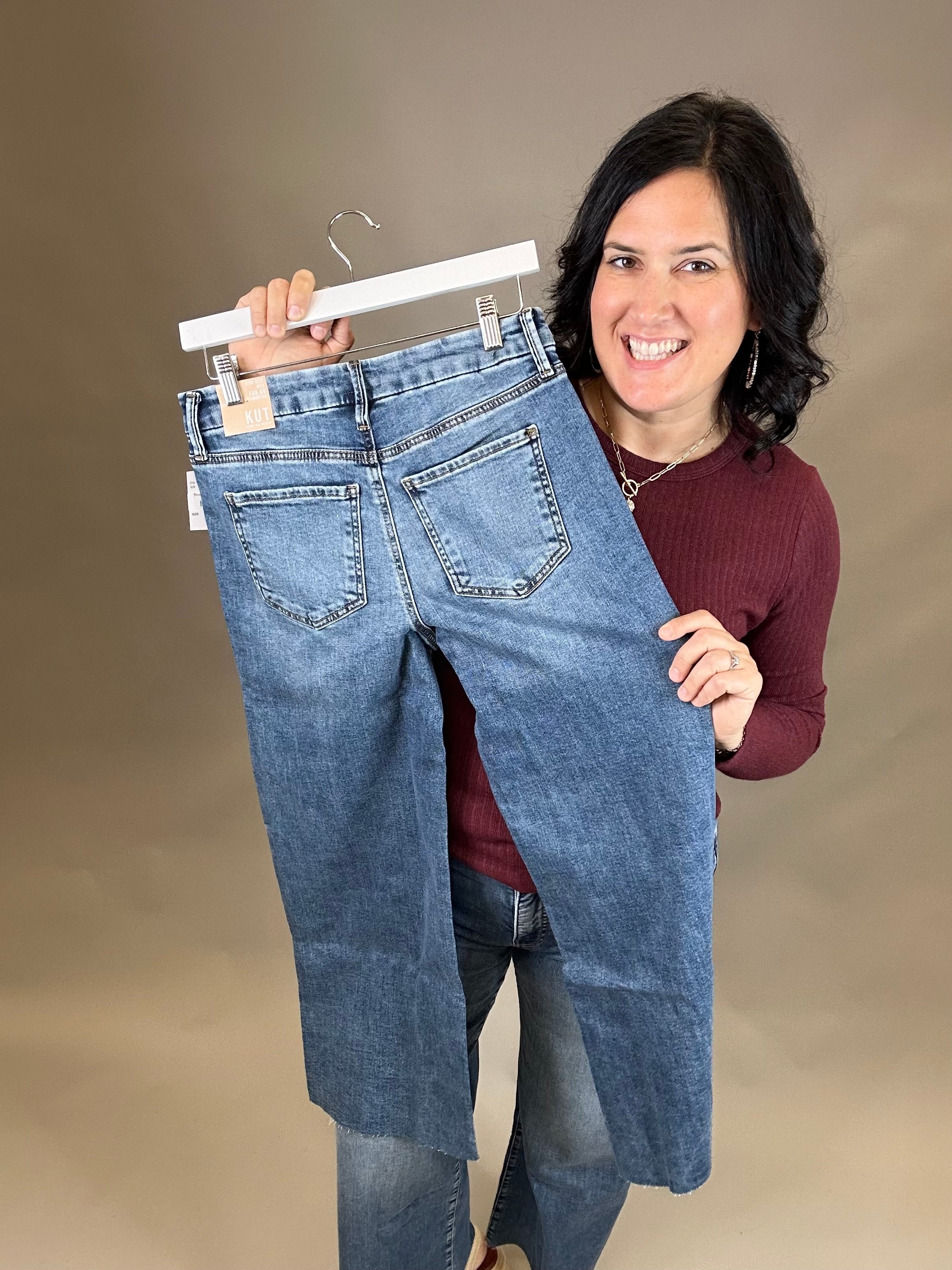 Toughness Meg Jeans Bottom- Pants KUT FROM THE KLOTH