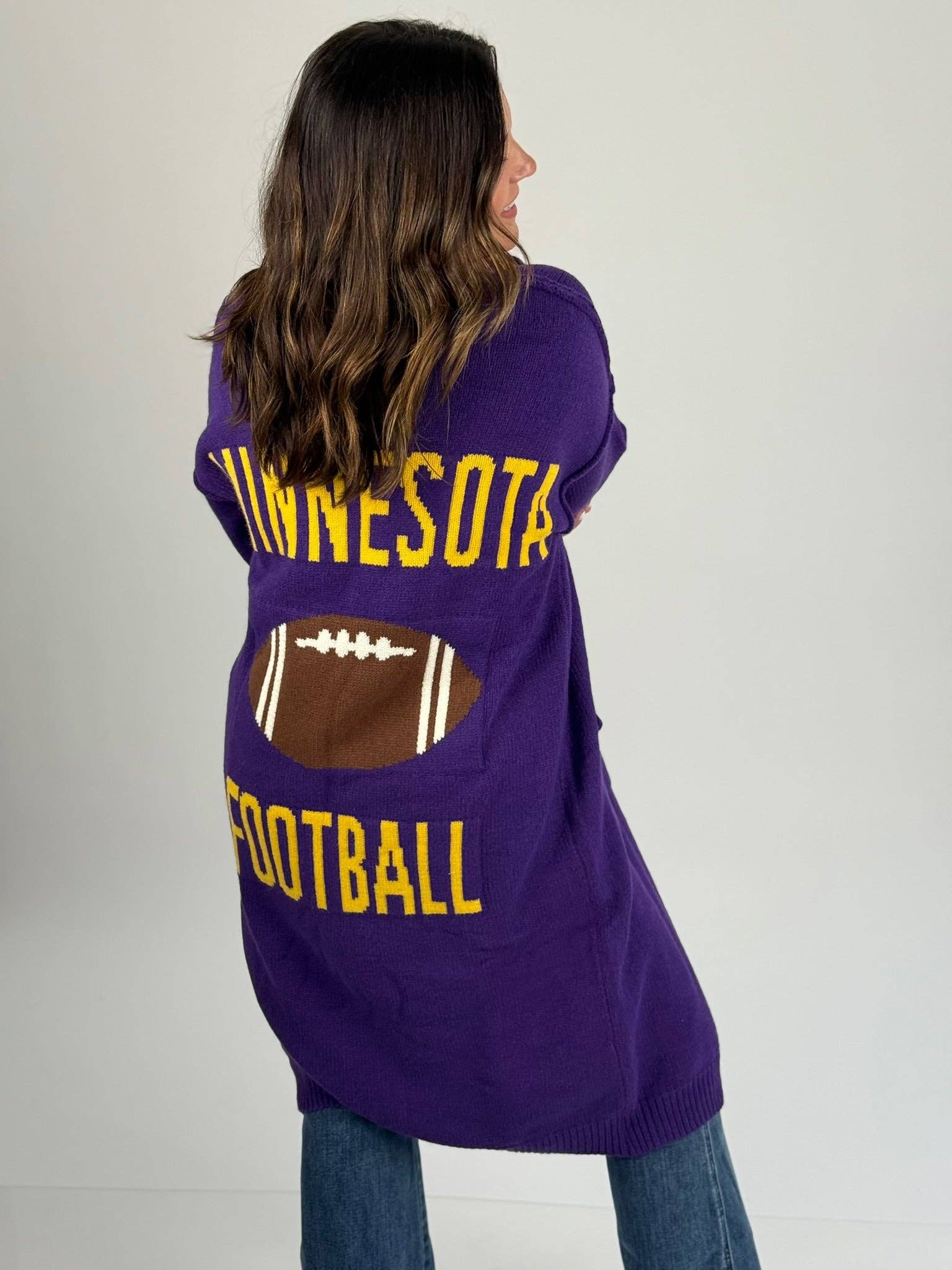Minnesota Football Cardigan Tops- Cardigans Love Letters