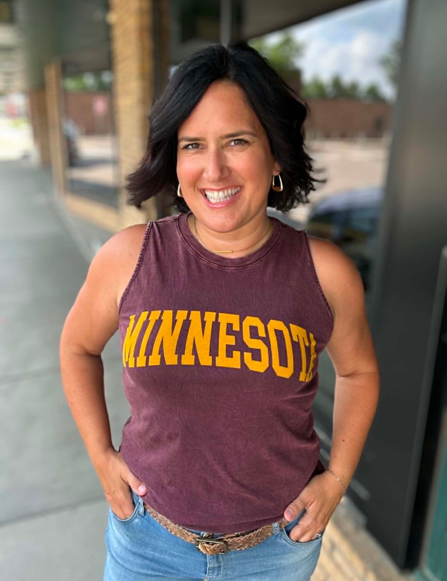 Minnesota Mineral Maroon Tank Tops- Tanks HRT and LUV