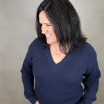 Blue Nights Cornelia Sweater Top - Sweater THREAD & SUPPLY