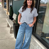 Lynsey Wide Leg Knit Pant Bottoms - Pants FLAG AND ANTHEM