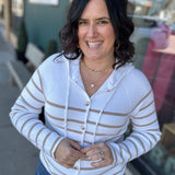 Khaki Ivory Braxton Jacket