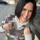 Brushed Camo Pullover