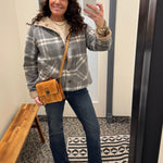 Grey Brown Jacqueline Jacket Outerwear- Jackets THREAD & SUPPLY