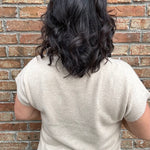 Oatmeal Mock Neck Sweater Vest Top - Sweater STACCATO