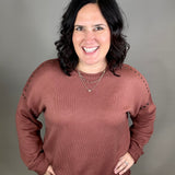 Burlwood Studded Sweater Top - Sweater WISHLIST