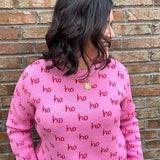 Pink Ho Ho Ho Sweater