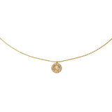 18K Gold Sun Opal Pendant Necklace Brenda Grands Jewelry