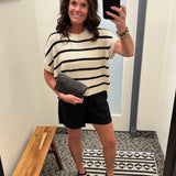 Go-To Favorite Relaxed Fit Stripe Sweater Top - Sweater IN FEBRUARY