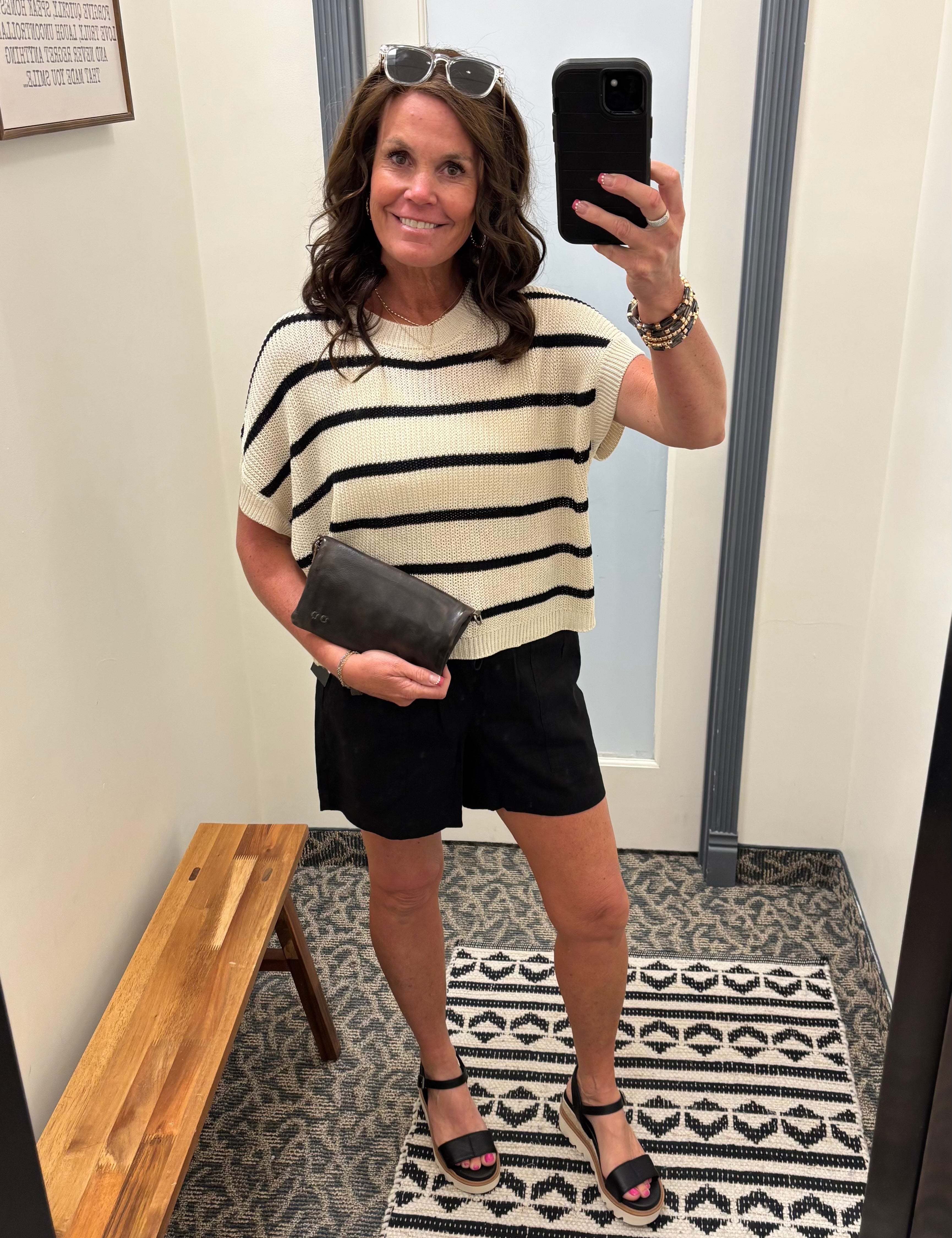 Go-To Favorite Relaxed Fit Stripe Sweater Top - Sweater IN FEBRUARY