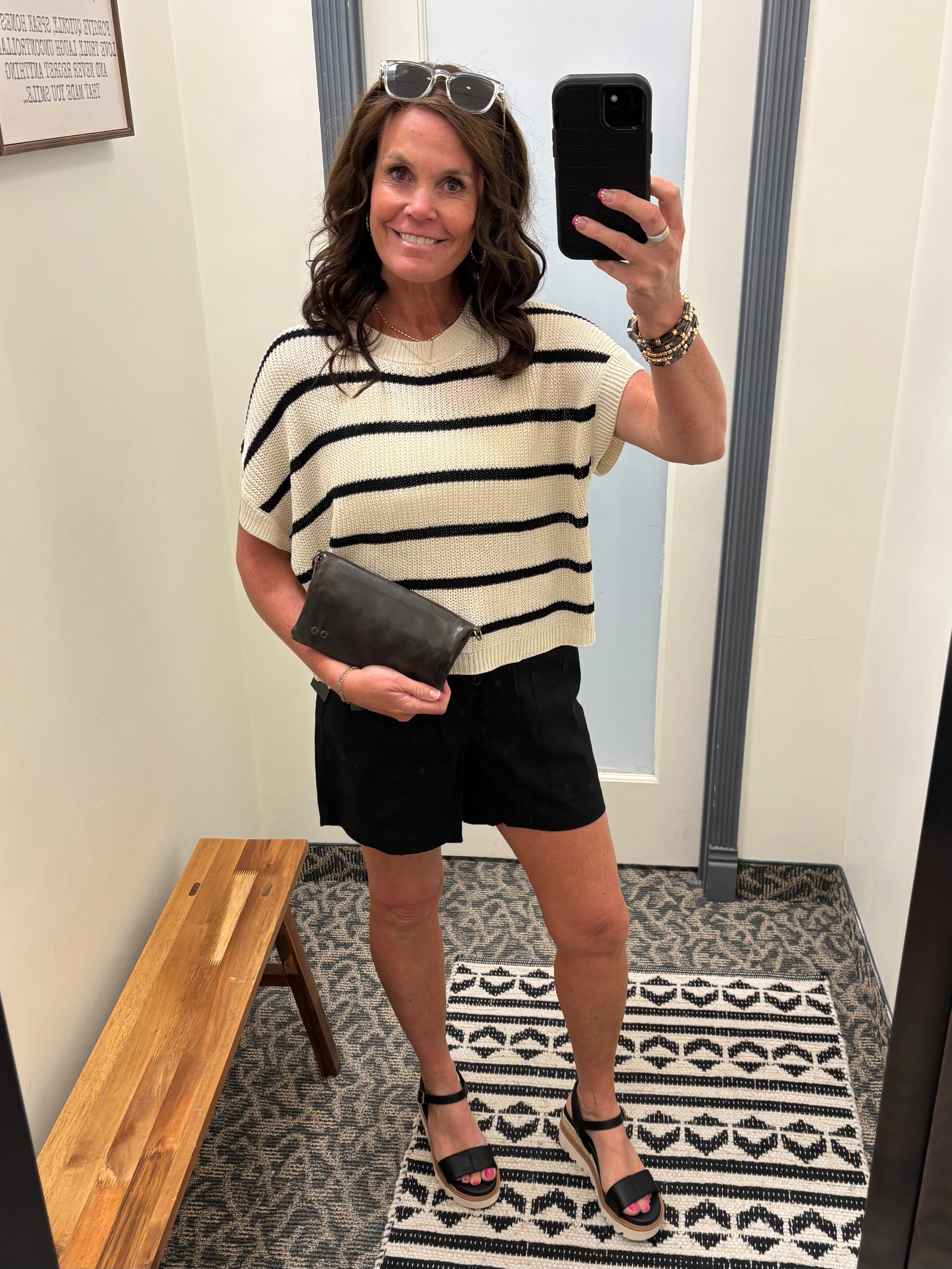 Go-To Favorite Relaxed Fit Stripe Sweater Top - Sweater IN FEBRUARY
