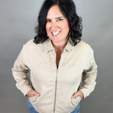 Washed Taupe Sophia Jacket
