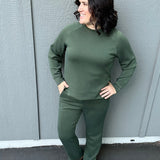 Spruce Green Comfort Zone Crew