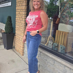 High Rise Wide Leg Ankle Jean Bottoms - Pants RISEN