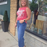 High Rise Wide Leg Ankle Jean Bottoms - Pants RISEN