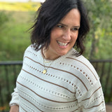 Sandstone Darby Stripe Sweater