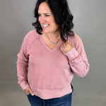 Ash Rose Zane Sweatshirt Top - Sweatshirt THREAD & SUPPLY