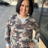 Brushed Camo Pullover